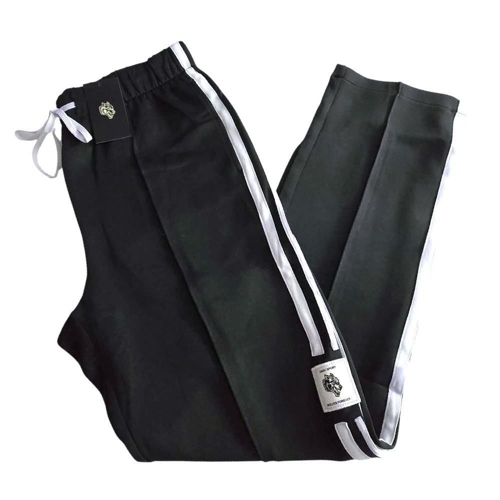 Darc Sport London Track‎ Pant Black White Wolves Forever Final Drop 502/1000 M